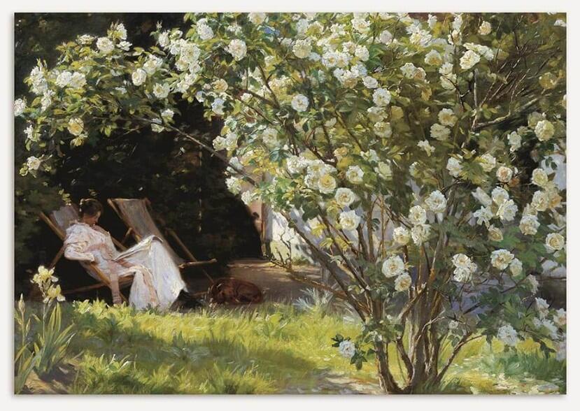 Modern Antique Prints - Stampa fine art 30x40 cm: Impressionistic Summer Moment