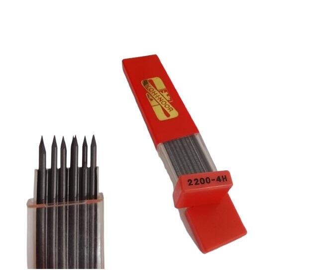 2 Confezioni Mine Koh-I-Noor 2200 4H - 24 mine totali - Professionali