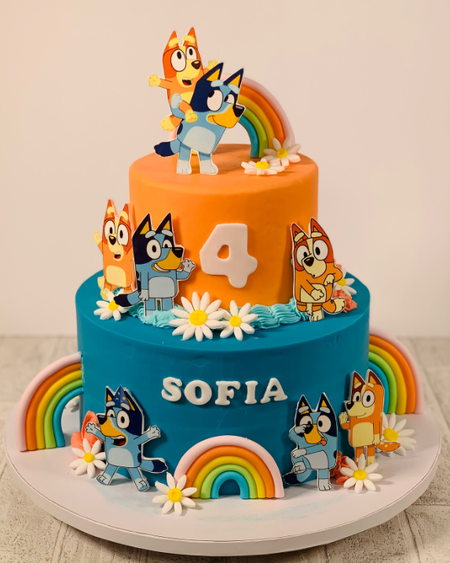 Torta Bluey personalizzata