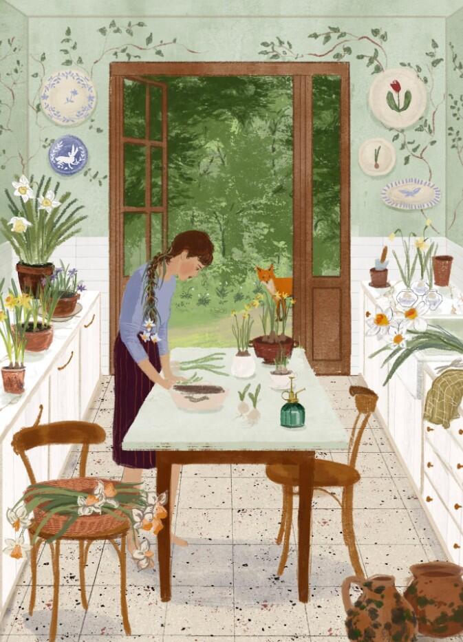 Lida Ziruffo, stampa fine art firmata A3 (42 x 29,7 cm): Bulbi