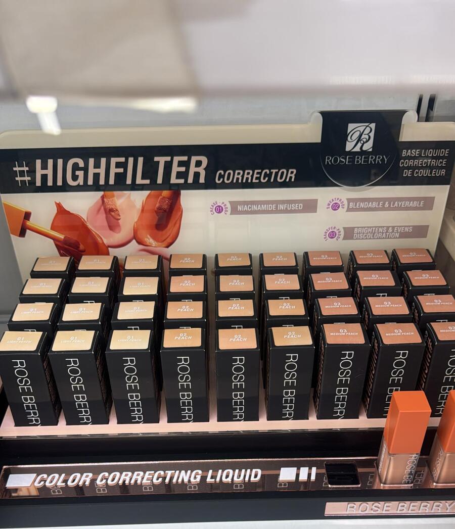 ROSE BERRY HIGHFILTER CORRECTOR
 [Conf.da 36 pezzi]