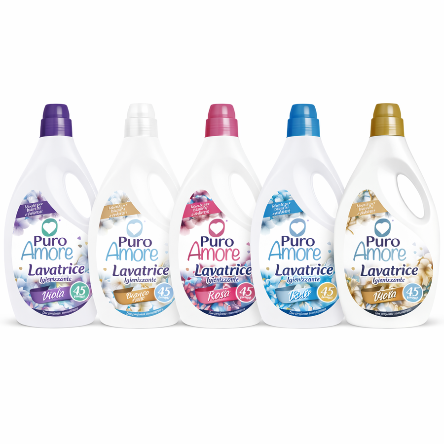 PURO AMORE LAVATRICE 45 LAVAGGI 2025 ML (Confezione da 60 pezzi) 
