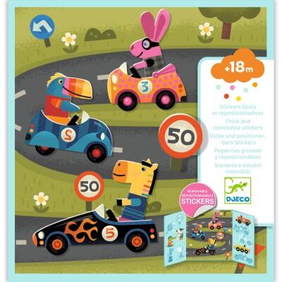 Adesivi riposizionabili Cars