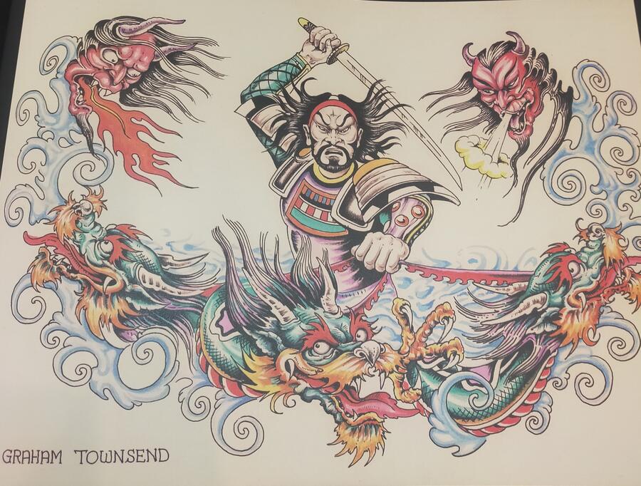 The Secret Stash of Drawings and Flash