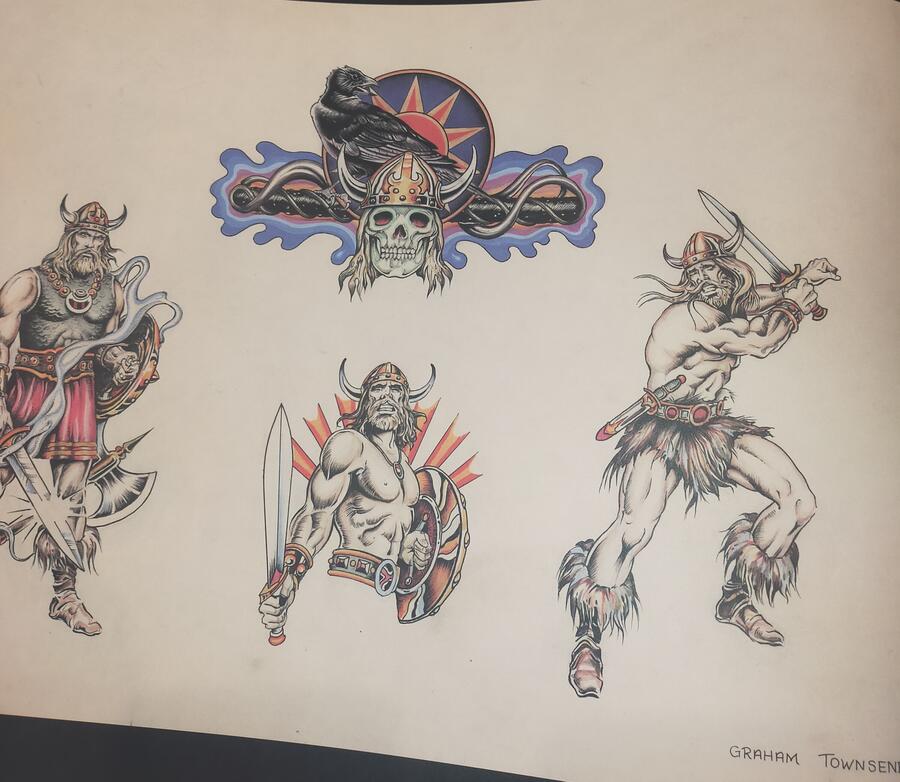 The Secret Stash of Drawings and Flash