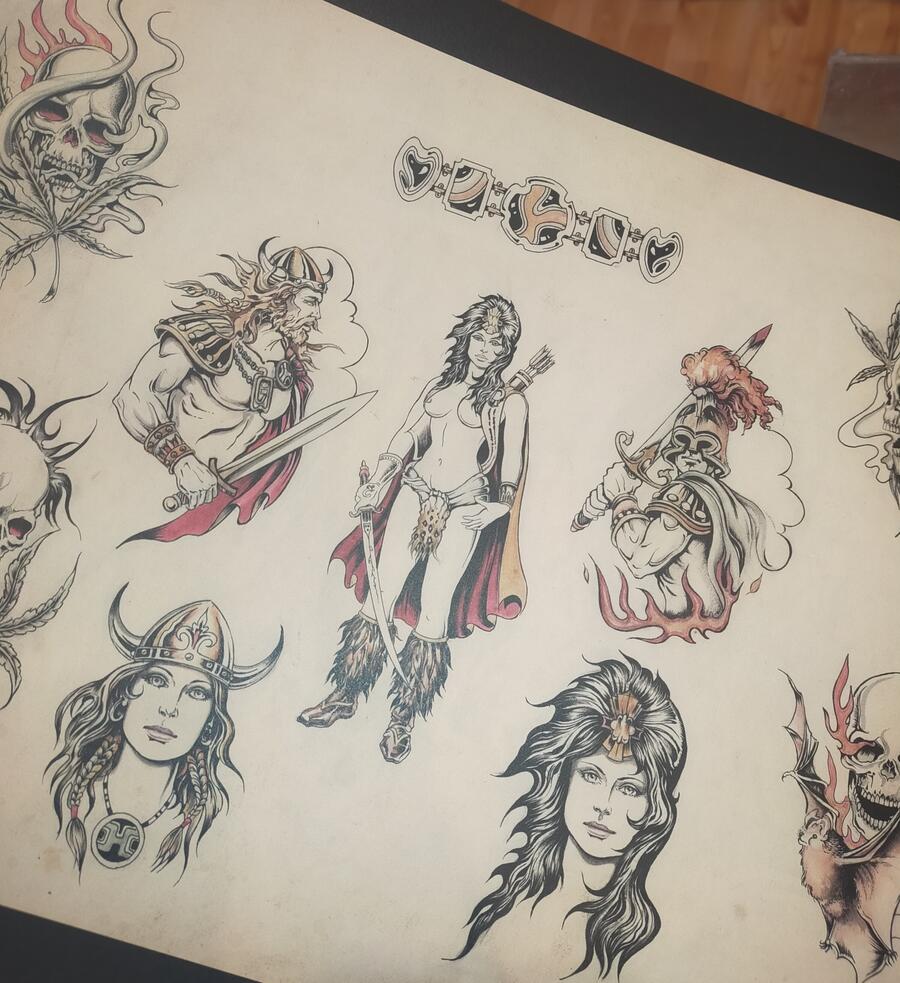 The Secret Stash of Drawings and Flash