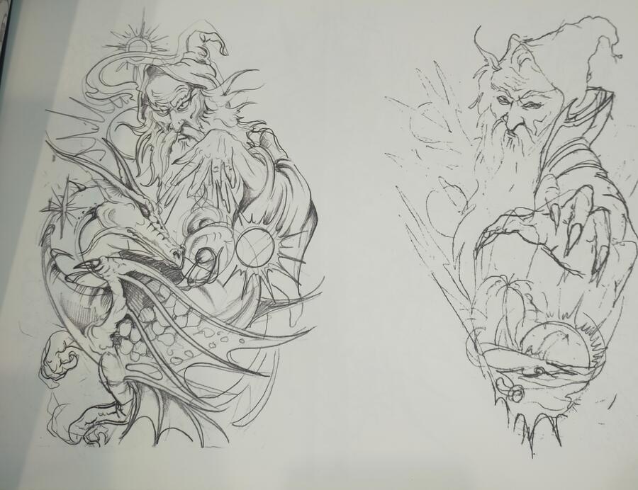 The Secret Stash of Drawings and Flash