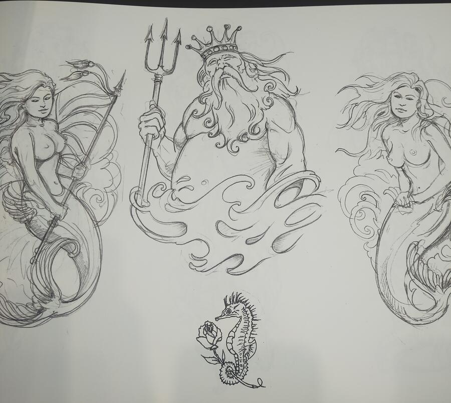 The Secret Stash of Drawings and Flash