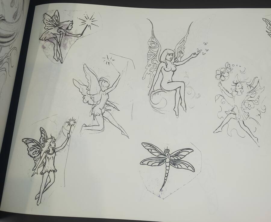 The Secret Stash of Drawings and Flash