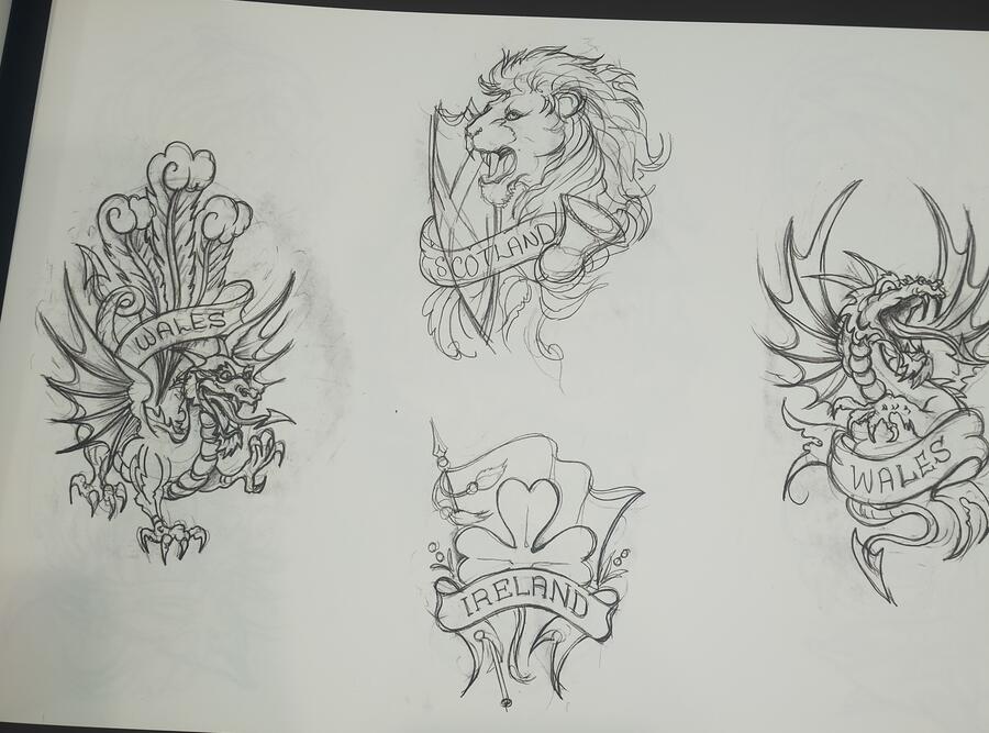 The Secret Stash of Drawings and Flash