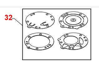 KIT REVISIONE MEMBRANE TM per CARBURATORE OK Senior OK Junior OKN