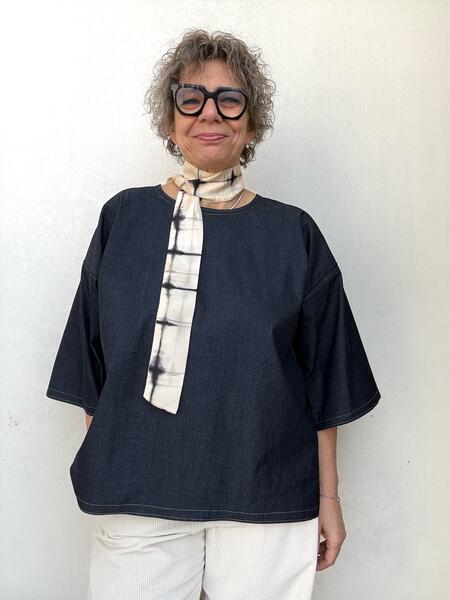 Camicia in jeans over XL