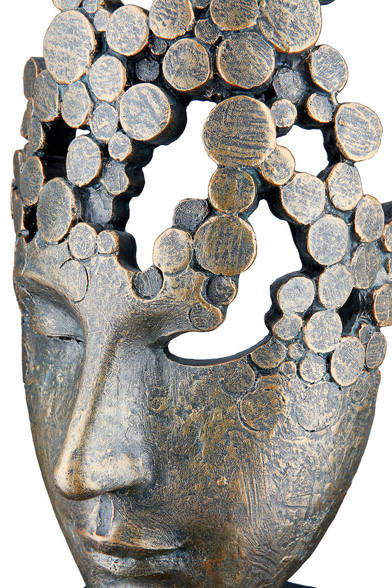 Gilde - Scultura “Female Mask” – Maschera Femminile  – 31,5 cm