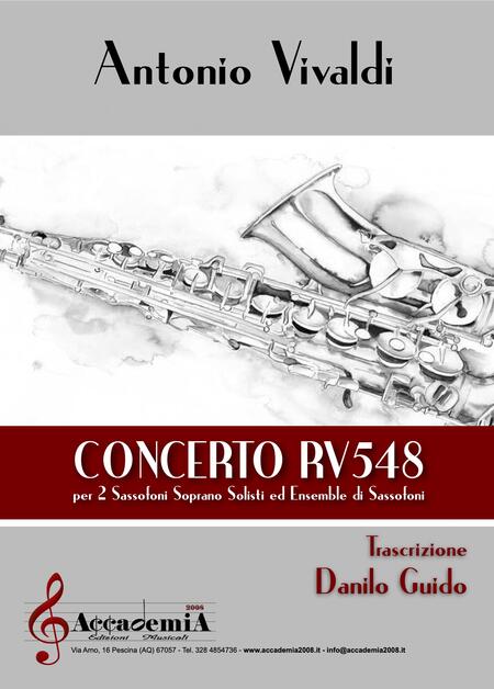 CONCERTO RV 548 (Ensemble di Sassofoni) - Danilo Guido / Antonio Vivaldi