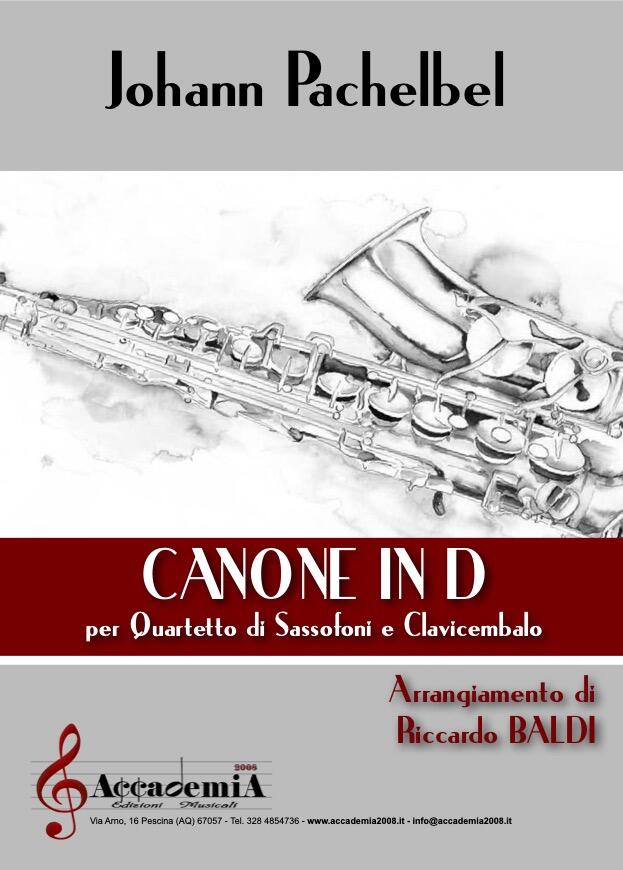 CANON IN D (Ensemble di Sassofoni) - Riccardo Baldi / Johann Pachelbel