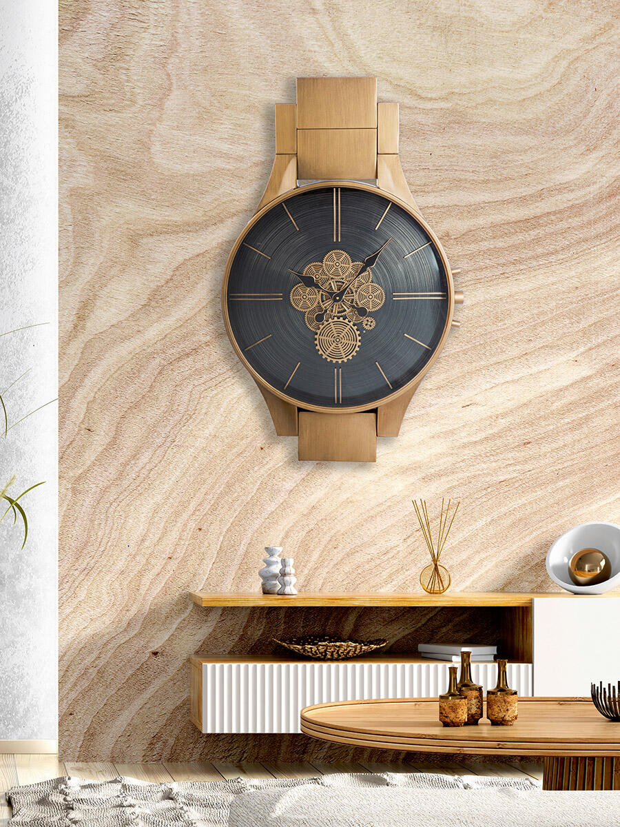 Gilde - Orologio da parete con ingranaggi