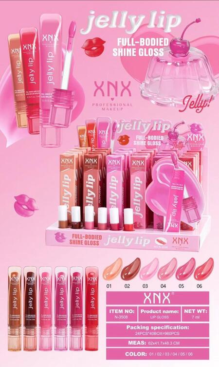 XNX JELLY LIP (similare NYX)
 [Conf.da 24 pezzi]