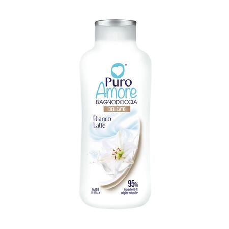 PURO AMORE BAGNODOCCIA BIANCO LATTE 650 ML (Confezione da 24 pezzi) 