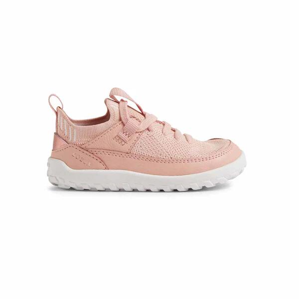 Bobux Alfa Meta Leather/Knit – Cameo Rose (I‑Walk Barefoot)