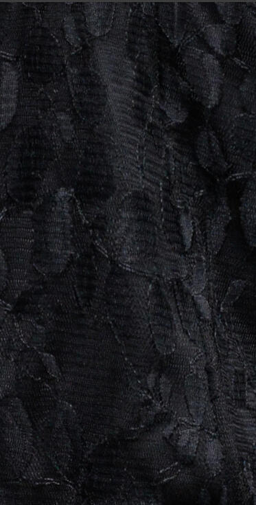 0975 Abito lungo in tulle ricamato foderato con spacco laterale