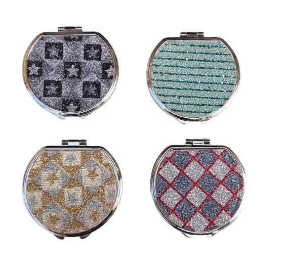 Set 16 Specchietti da Borsetta "Shine Round"