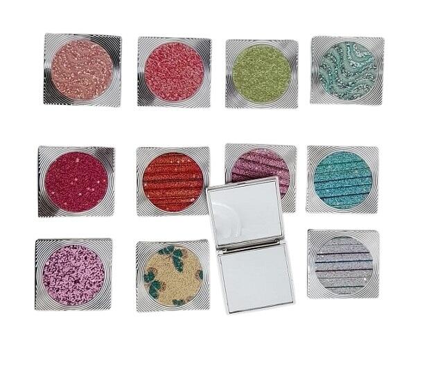 Set 16 Specchietti da Borsetta "Silver & Sparkle"