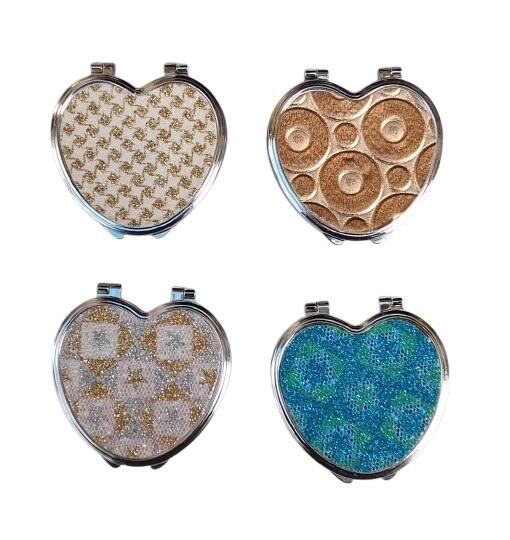 Set 16 Specchietti da Borsetta "Lovely Heart"