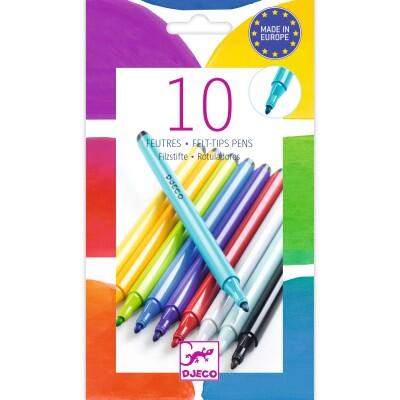 10 pennarelli a punta fine