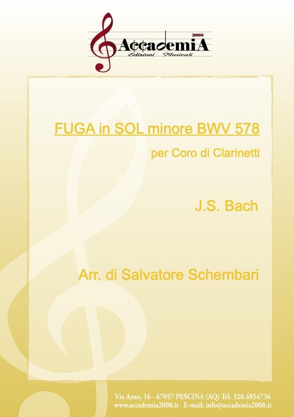 FUGA IN SOL MINORE BWV 578 (Ensemble di Clarinetti) - Salvatore Schembari / Johann Sebastian Bach
