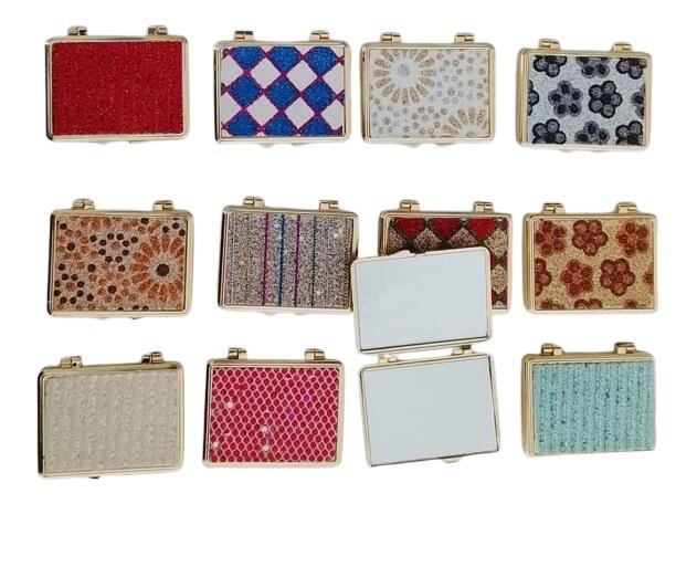 Set 16 Specchietti da Borsetta "Glitter e oro"