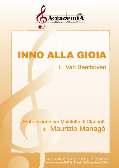INNO ALLA GIOIA (Quartetto di Clarinetti) - Maurizio Managò / Ludwig van Beethoven