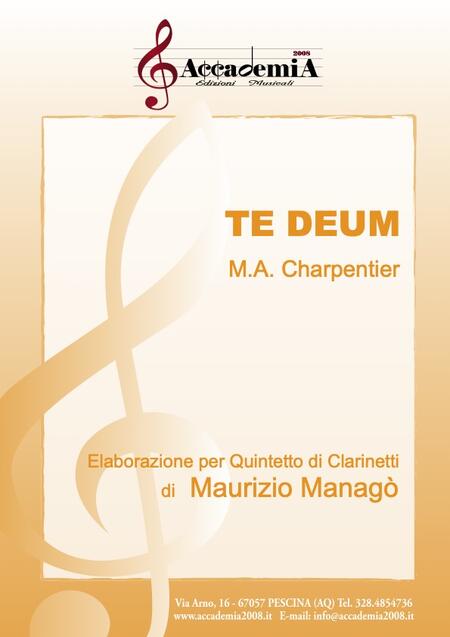 TE DEUM (Quartetto di Clarinetti) - Maurizio Managò / Marc-Antoine Charpentier