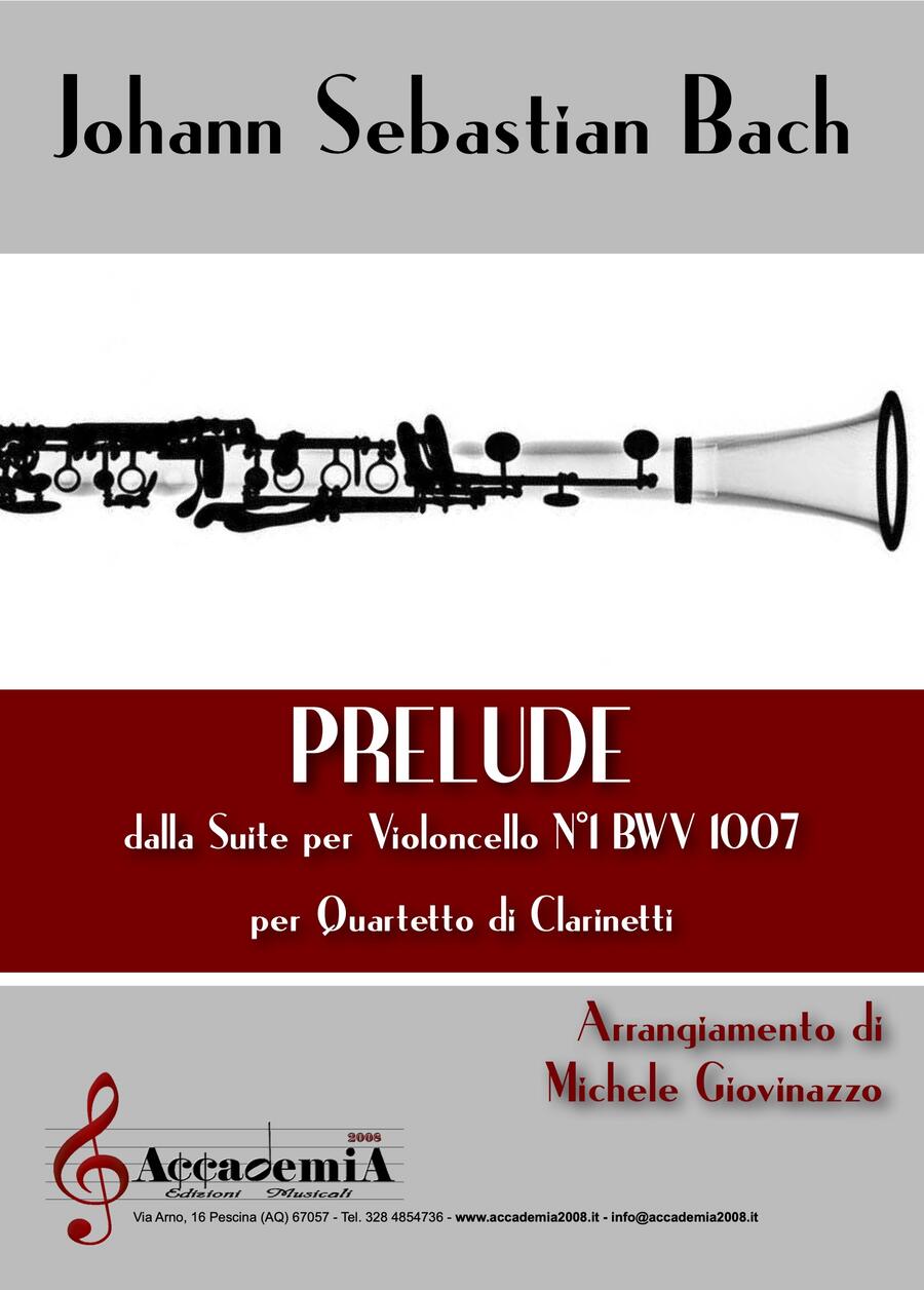 PRELUDE (Quartetto di Clarinetti) - Michele Giovinazzo / Johann Sebastian Bach