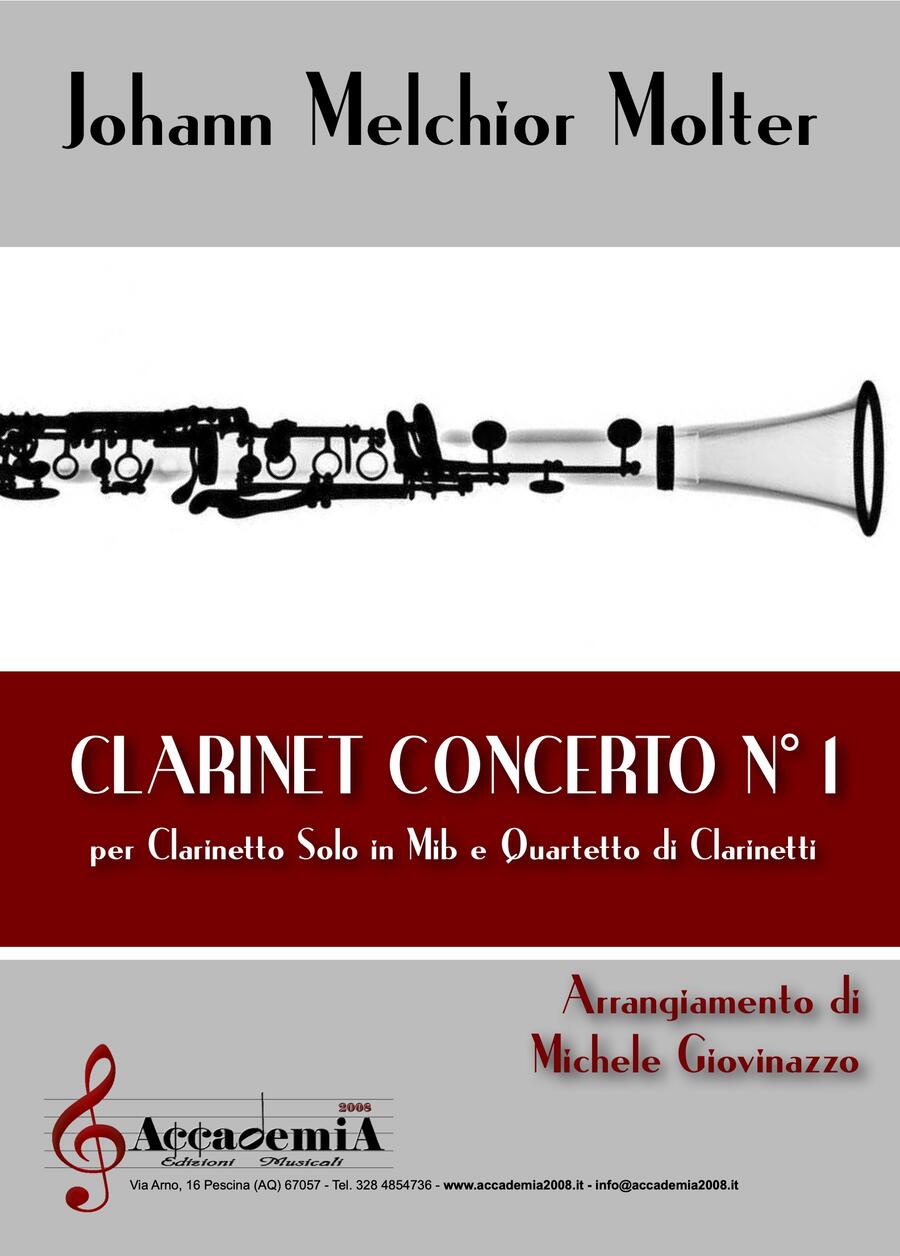 CLARINET CONCERTO N°1 (Ensemble di Clarinetti) - Michele Giovinazzo / Johann Melchior Molter