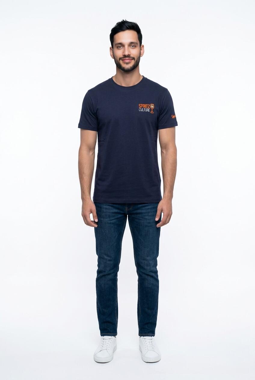 Superculture T-shirt Spritz Culture A1847 Blu