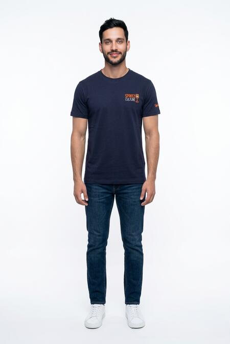 Superculture T-shirt Spritz Culture A1847 Blu