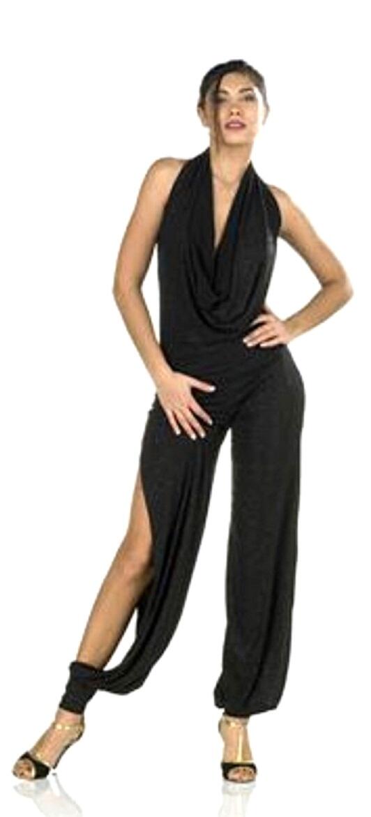 Open Front Soft Neckline Dance Top 3-0030