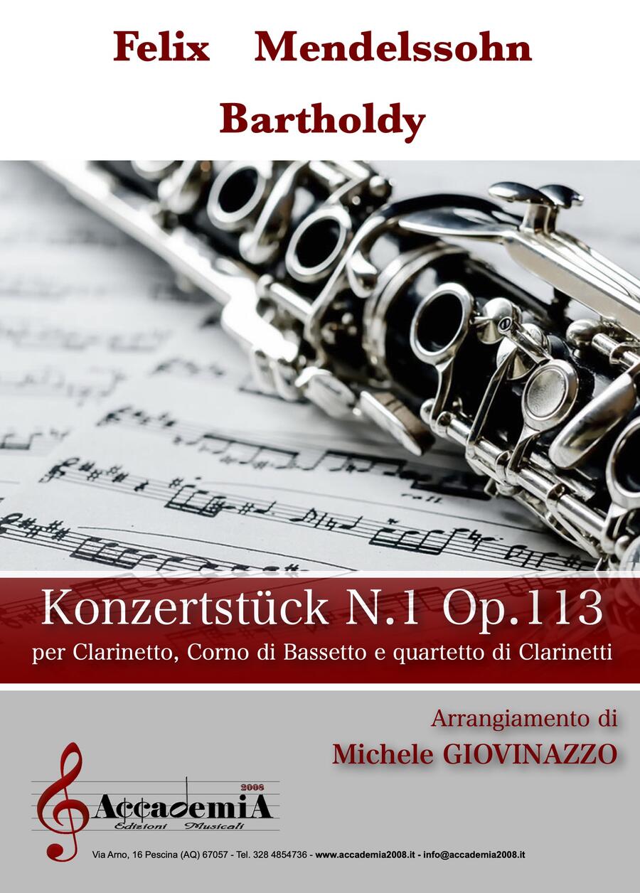 KONZERTSTÜCK N°1 Op.113 (Ensemble di Clarinetti) - Michele Giovinazzo / Felix Mendelssohn Bartholdy