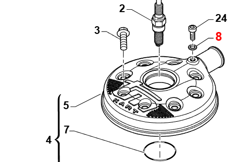 RONDELLA RAME 5 X 9 X 1,5 DIN 7603A