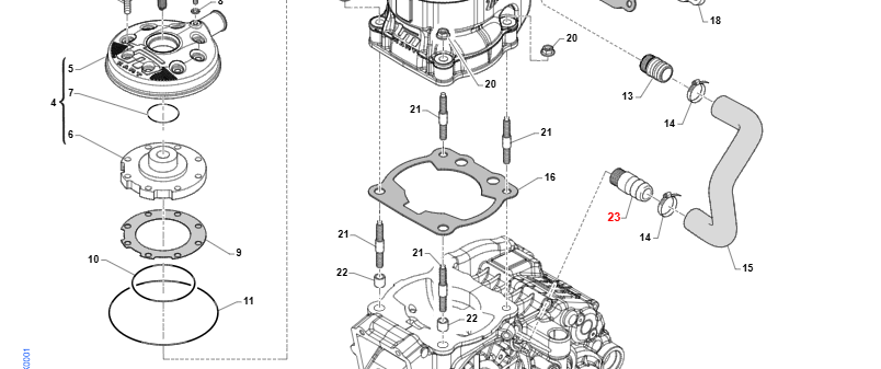 RACCORDO ACQUA BASAMENTO TM IN OTTONE