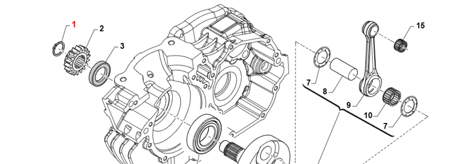 PIGNONE Z18 COPPIA PRIMARIA TM KZ-R3 