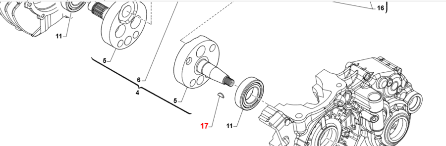 CHIAVETTA VOLANO 13 X 5 X 3 mm