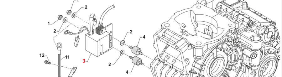 BOBINA ACCENSIONE KART 458 115 PVL