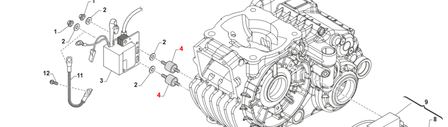 SILENT BLOCK M 6 20X20 (K8/K9) SPECIFICO PER PVL