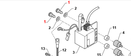 SILENT BLOCK M6/F6 Ã˜20 H20 specifico per SELETTRA
