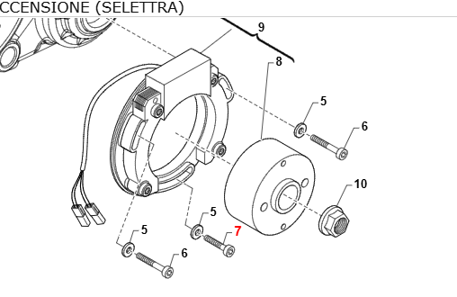 VITE Tcei 5X25 Uni 5931 Zb SPECIFICA PER SELETTRA