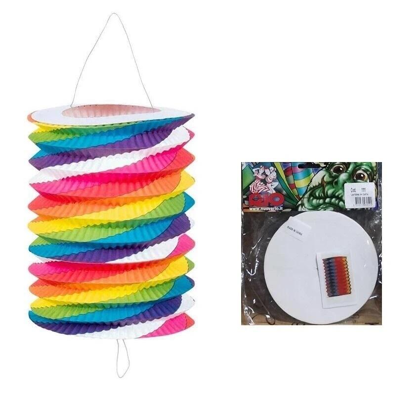 Lanterna di Carta Multicolore "Rio 1111" – Set 12 Pezzi