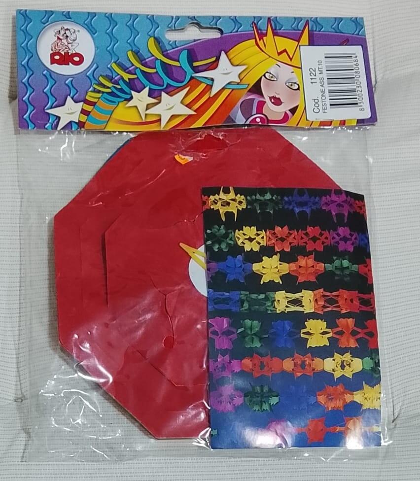 Ghirlande Colorate Arcobaleno 3 mt – Confezione 12 pz – RIO