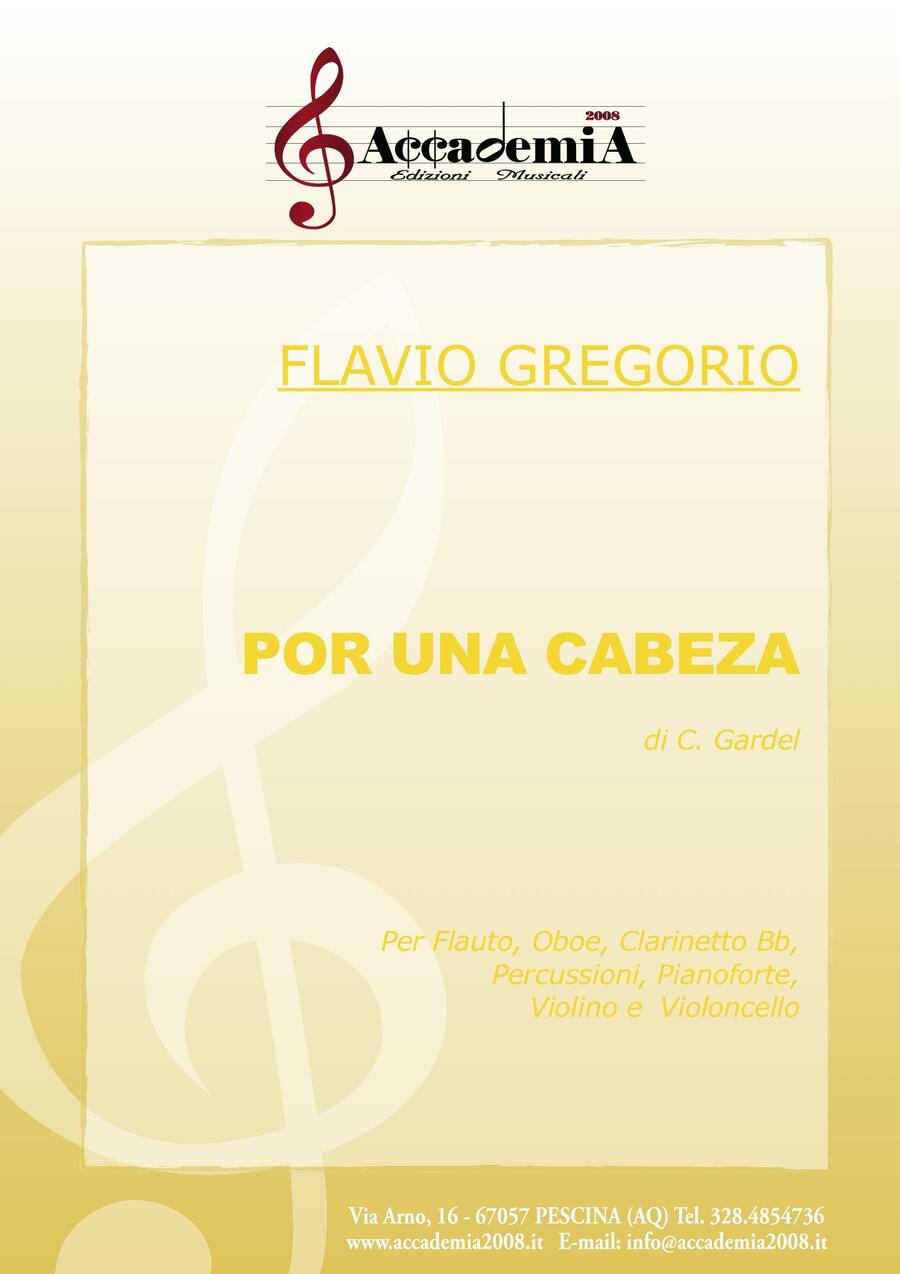 POR UNA CABEZA (Formazioni Scolastiche) - Flavio Gregorio / Carlos Gardel
