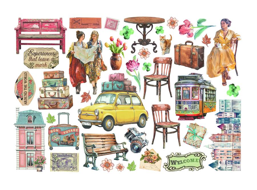 Ephemera Art of Traveling